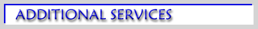 ADDITIONAL SERVICES